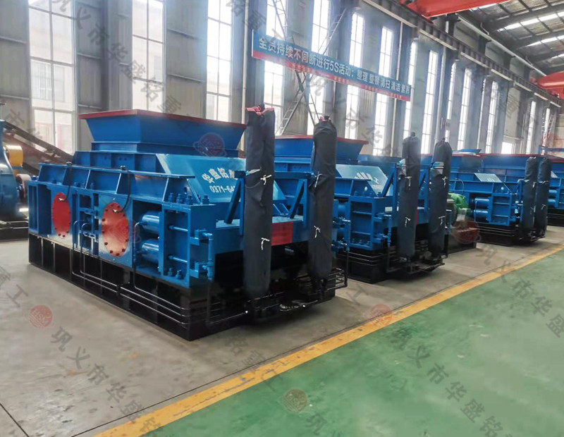 石英石细碎用1212型对辊制砂机，出料粒度自由调节