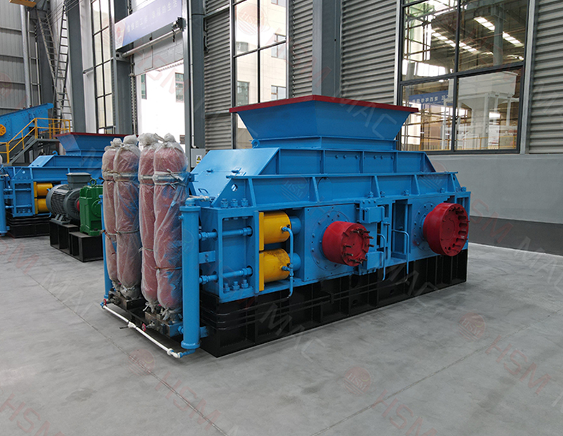 石油焦破碎机，对辊破碎机价格，液压对辊制砂机型号